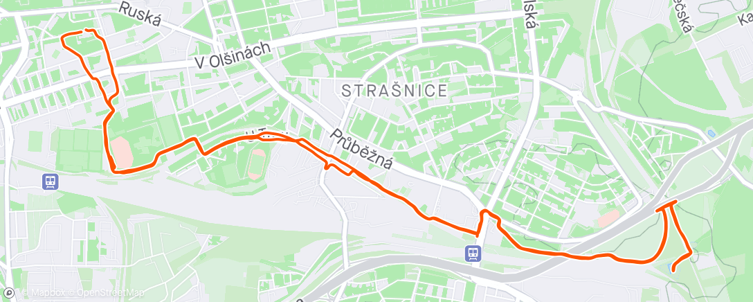 Map of the activity, Klus večer