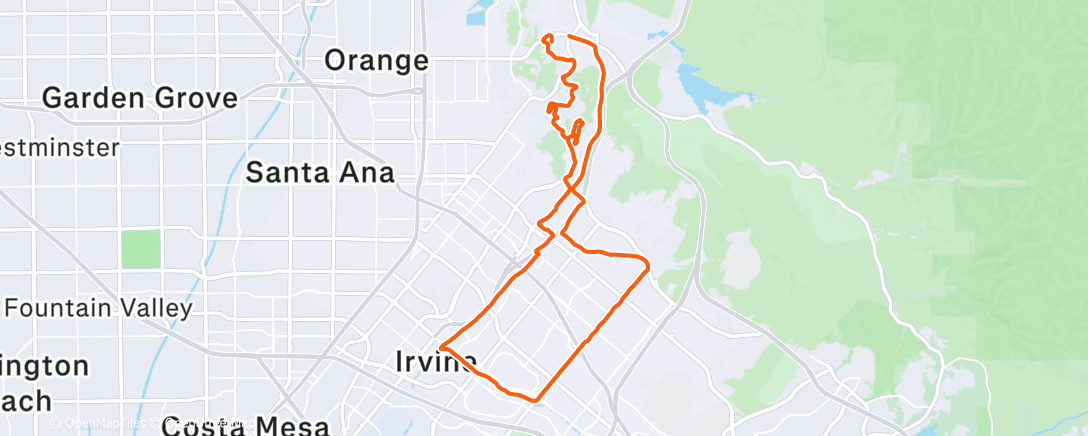 Карта физической активности (Morning E-Mountain Bike Ride)