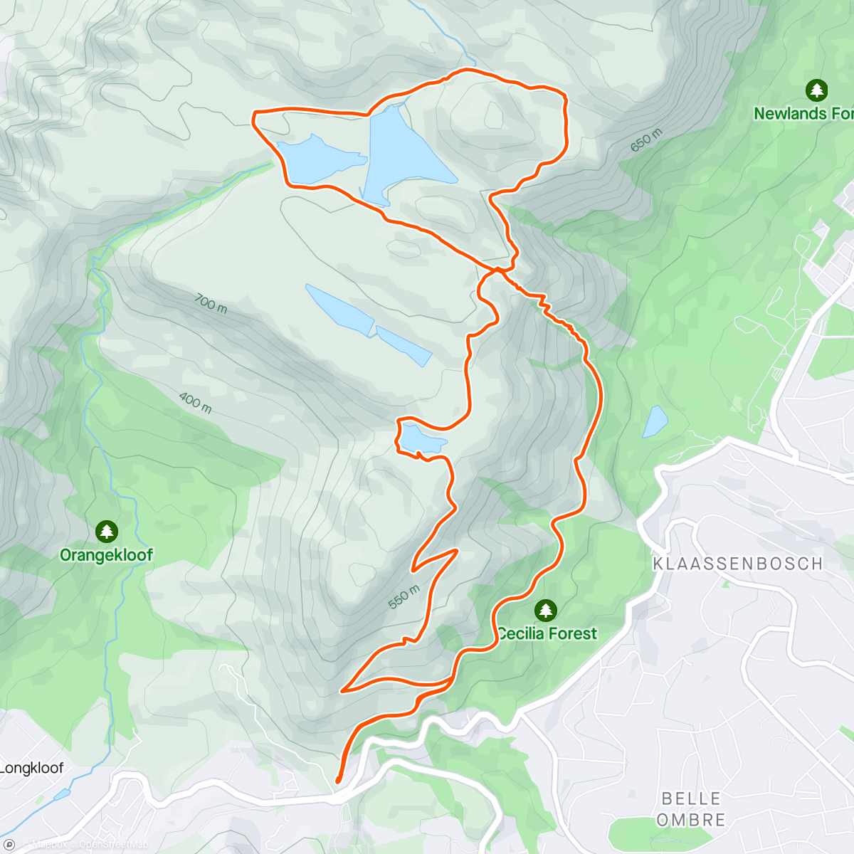 活动地图，Tour de Dam