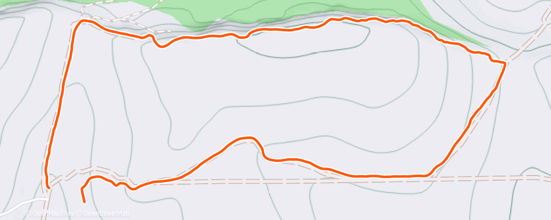 Map of the activity, Caminata de mañana