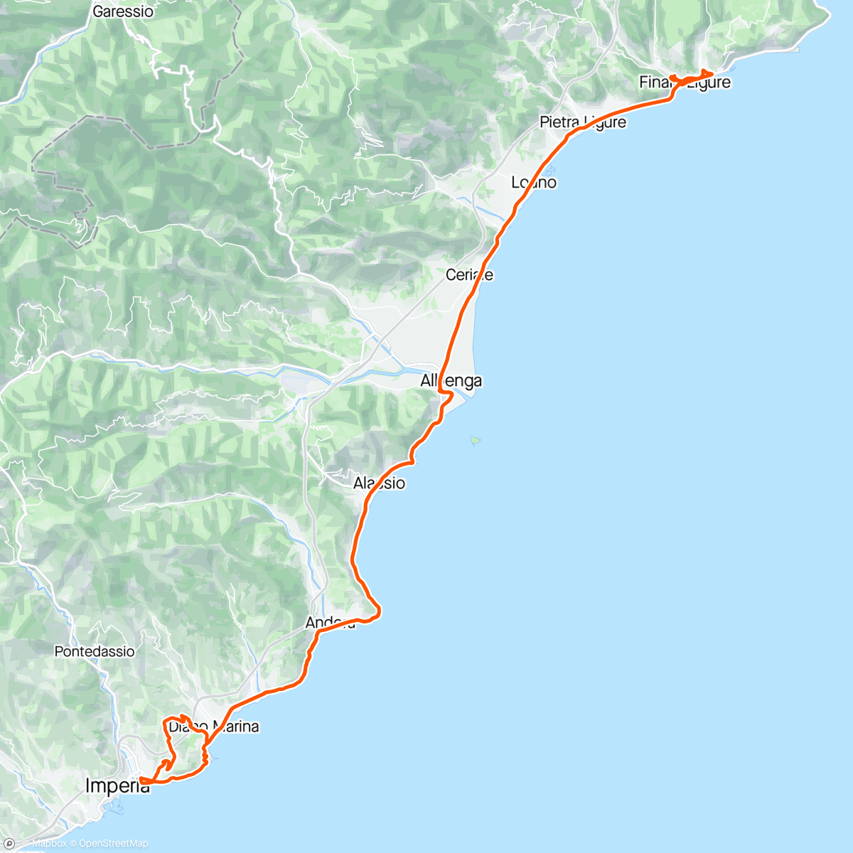 Kaart van de activiteit “Calderina-Muratori-Gorleri”