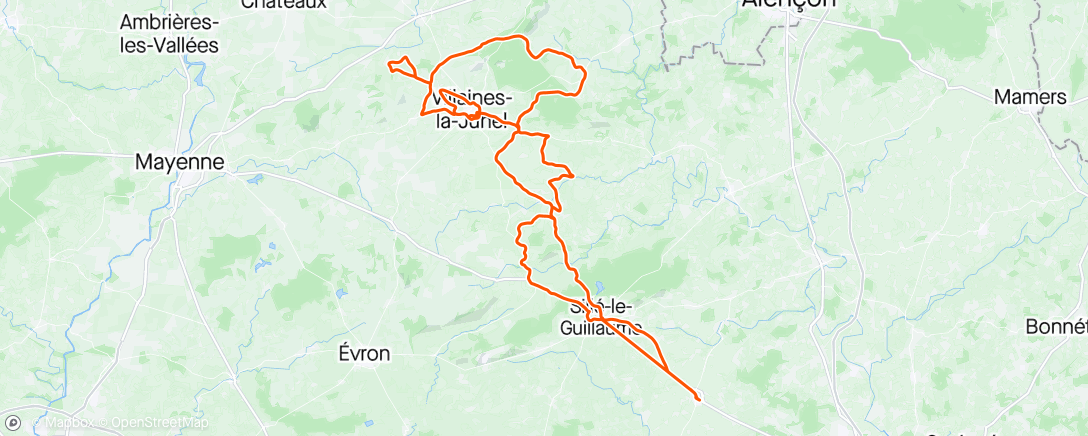 Map of the activity, Reco régional Élite - Open 1