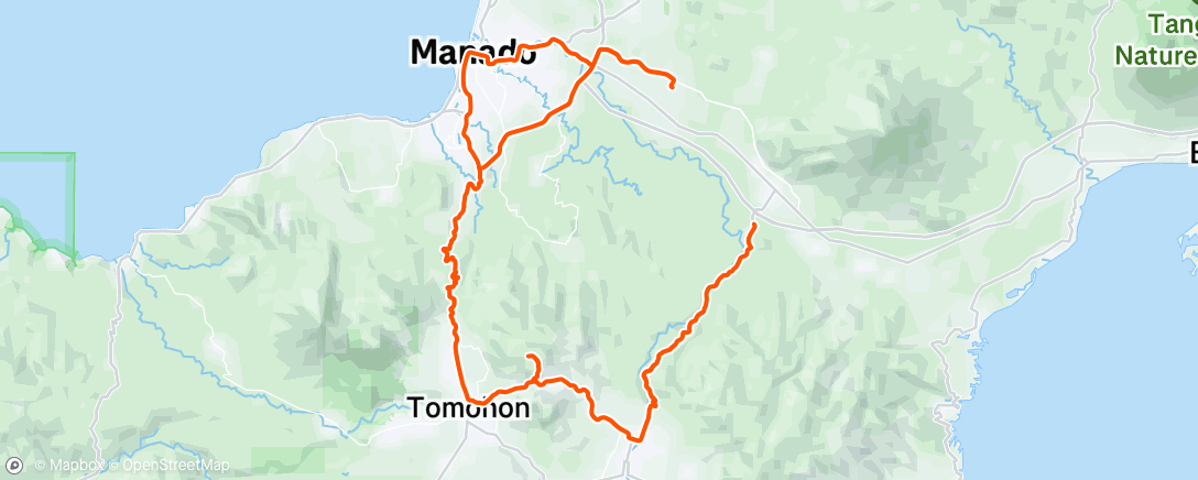 Map of the activity, Morning Ride