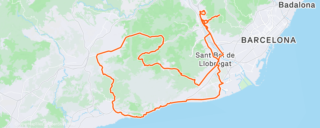 Map of the activity, Barcelona