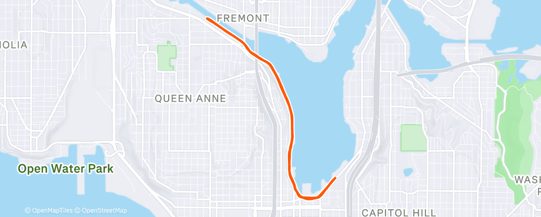 Map of the activity, Didn’t fall down this time