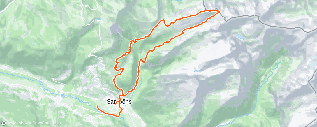 Map of the activity, UTGH - Tour de Bostan 31km (Déblocage)