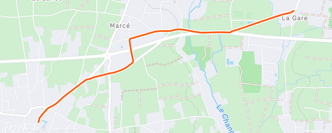 Карта физической активности (🌙 Gravel en soirée)