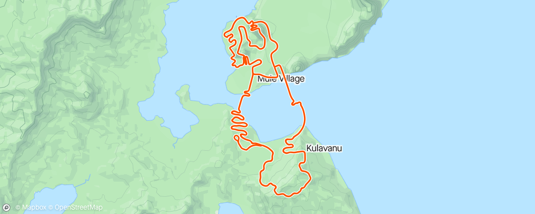 Map of the activity, Zwift - AEROBIC 4 x 30min @78% of FTP in Watopia