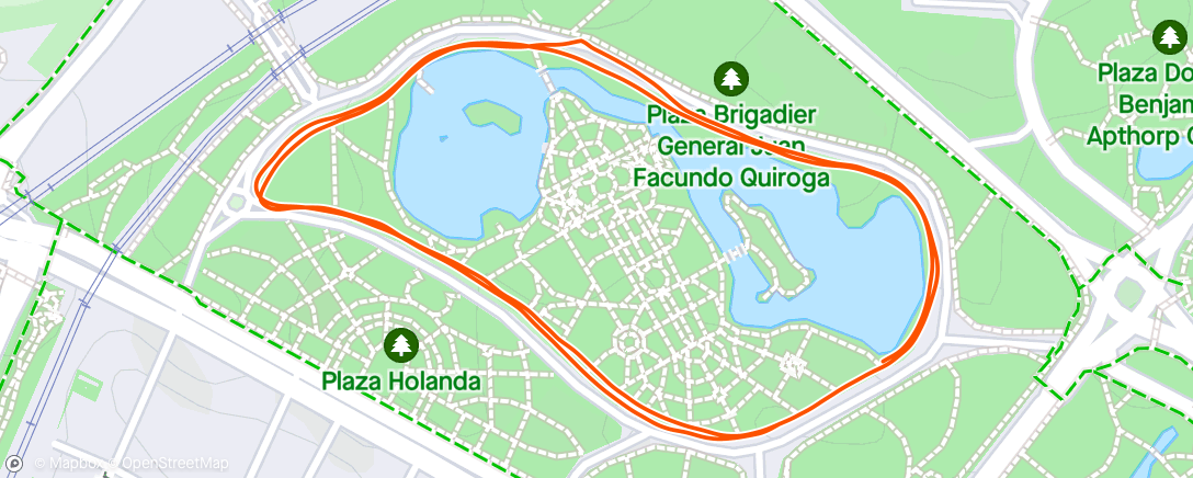 Map of the activity, Entrada en calor