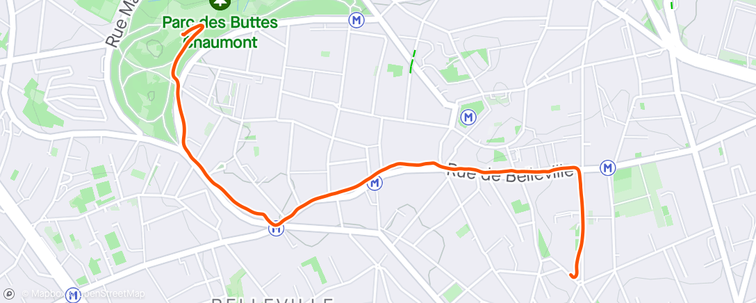 Map of the activity, Sortie vélo dans l'après-midi  🐕