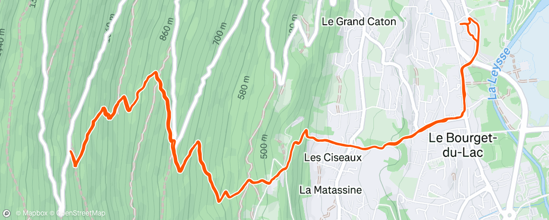 Carte de l'activité Seuil en bosse