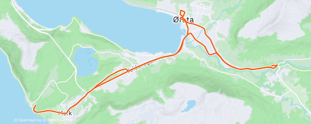 Карта физической активности (Morning Ride)