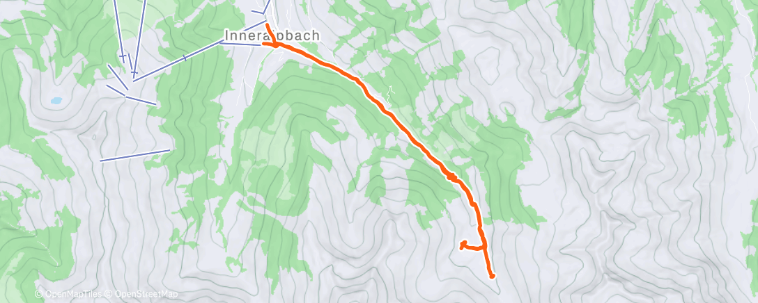 Map of the activity, Skitour am Morgen