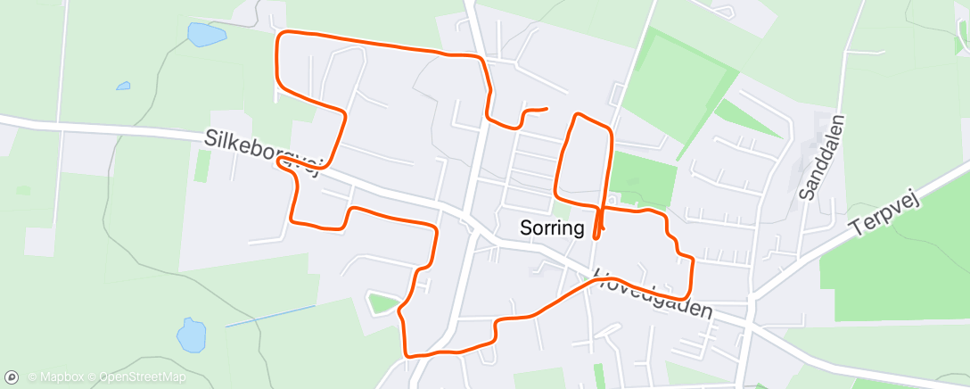 Map of the activity, 🤙LøbDetVæk#5🫡 SøndagSniger