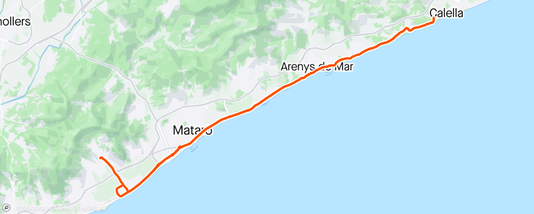 Map of the activity, Un Calella