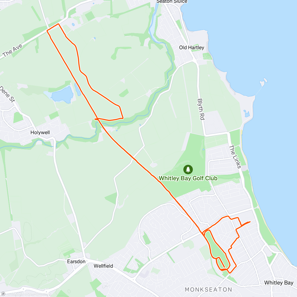 Map of the activity, Lush snowy and sunny run ❄️ ☀️