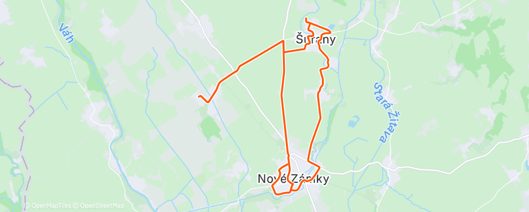 Карта физической активности (Afternoon Ride)