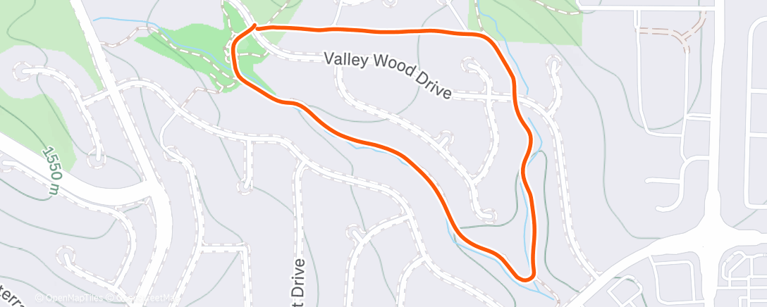 Карта физической активности (Afternoon Walk)