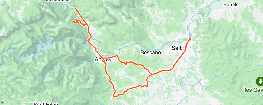 Map of the activity, Morning Gravel Ride