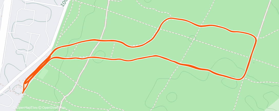 Map of the activity, Северный лыжный заезд (после обеда)