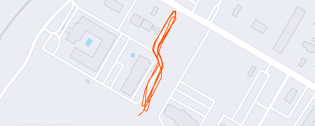 Map of the activity, Morning Run