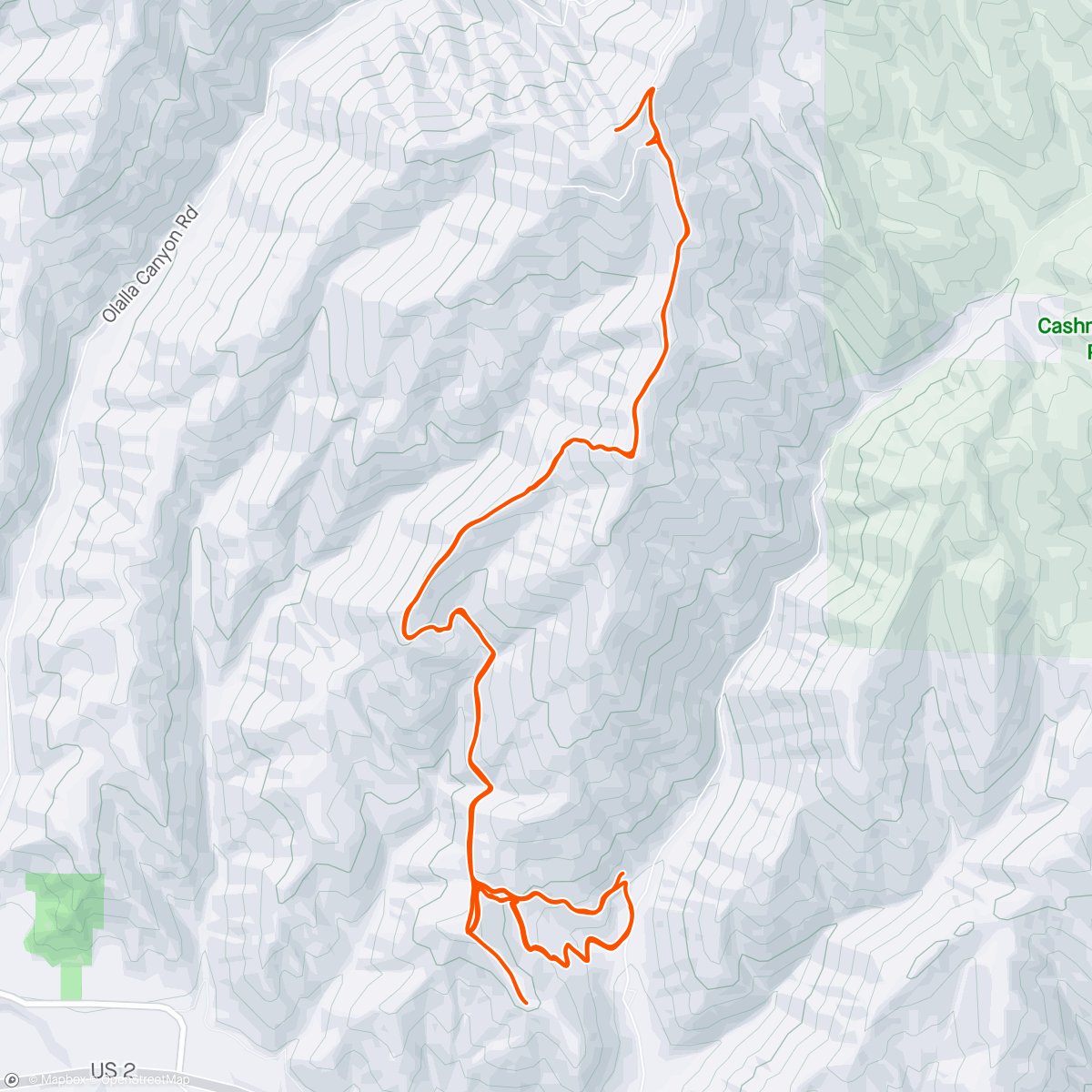 Map of the activity, Hay Canyon ⚡️