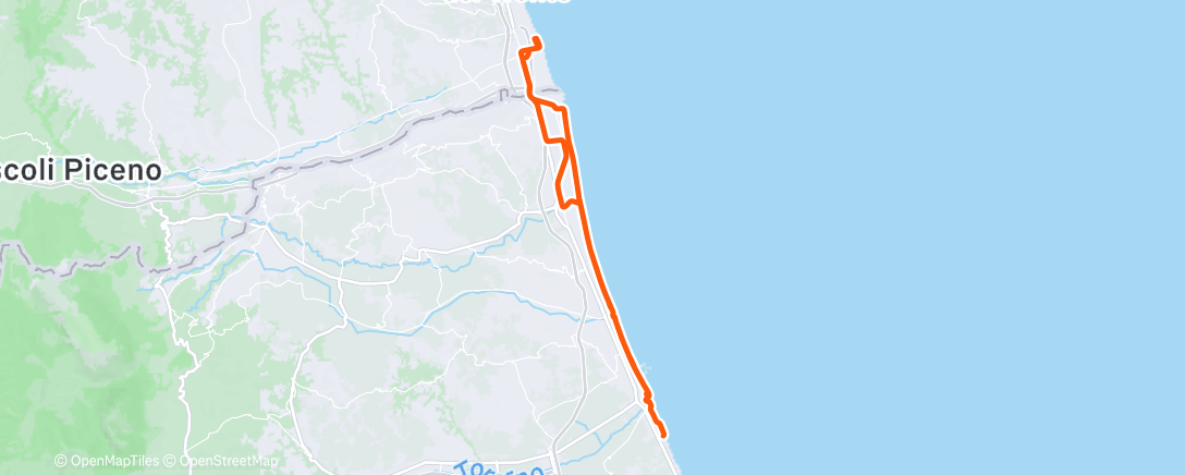 Map of the activity, Morning Ride