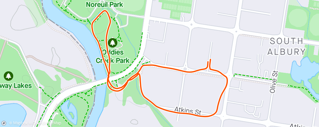 Карта физической активности (Afternoon Walk)