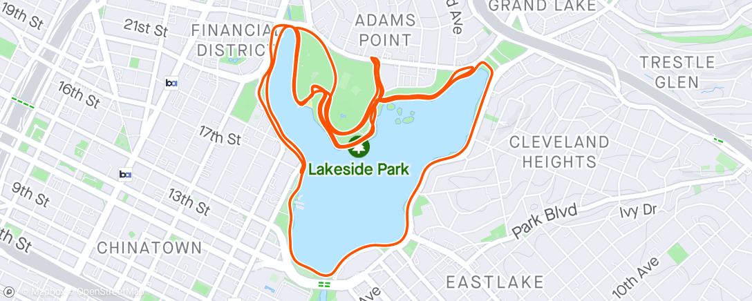 Map of the activity, To 🌮 and lake loop