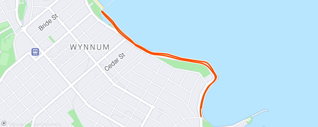 Map of the activity, First run back on the ankle lessgo