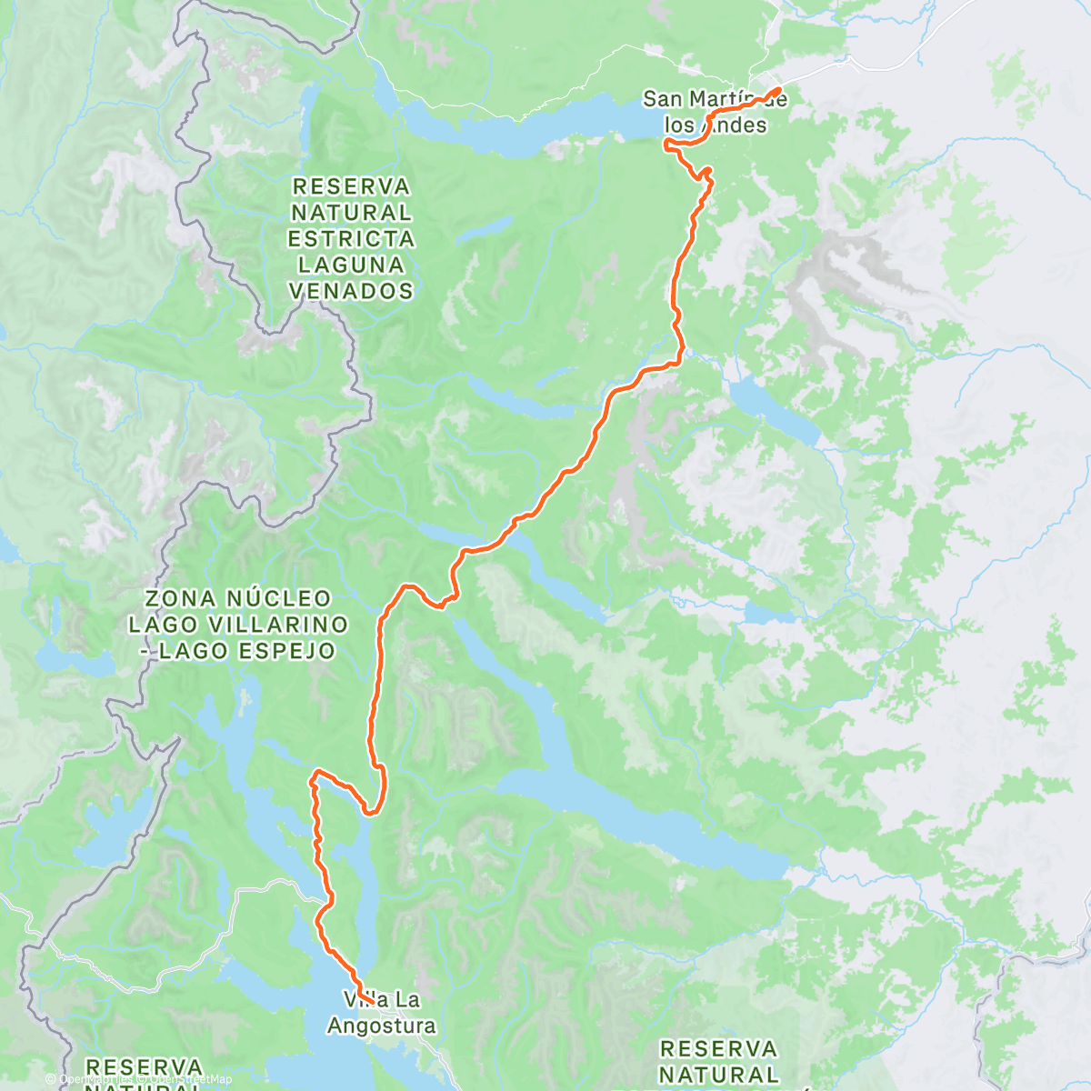 Карта физической активности (Patagonia day 12 - main course 😍)