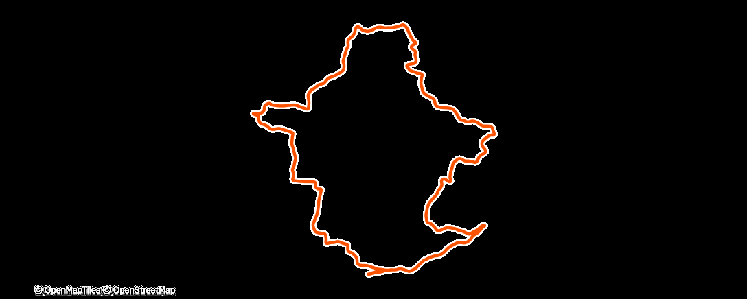Map of the activity, Ponickie kopčoke 🌲🐾🏃‍♂️