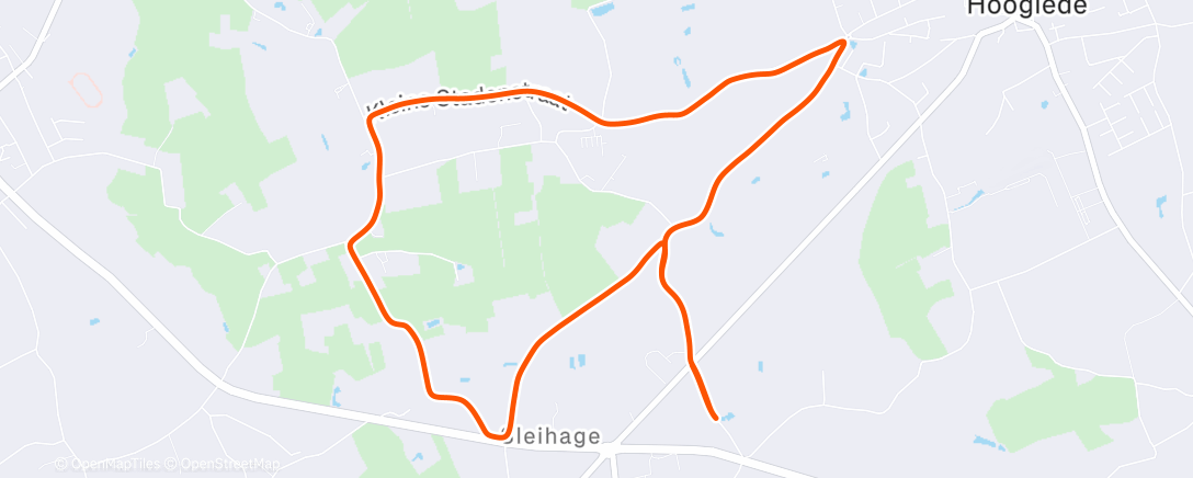 Map of the activity, Christmas interval