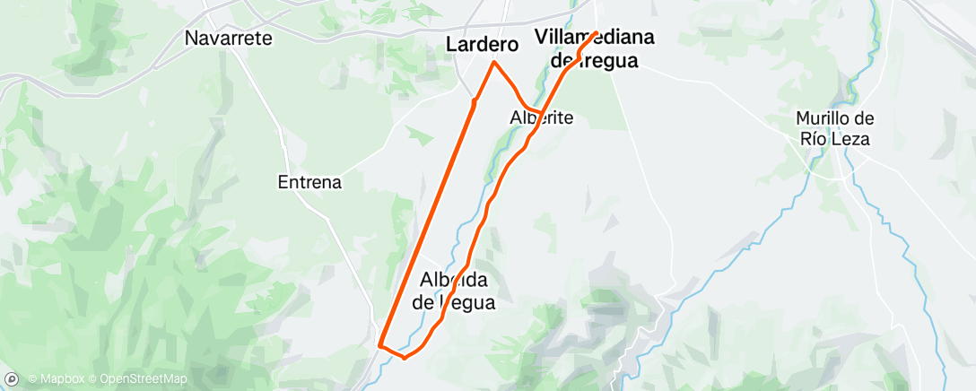 Карта физической активности (Bicicleta a la hora del almuerzo)