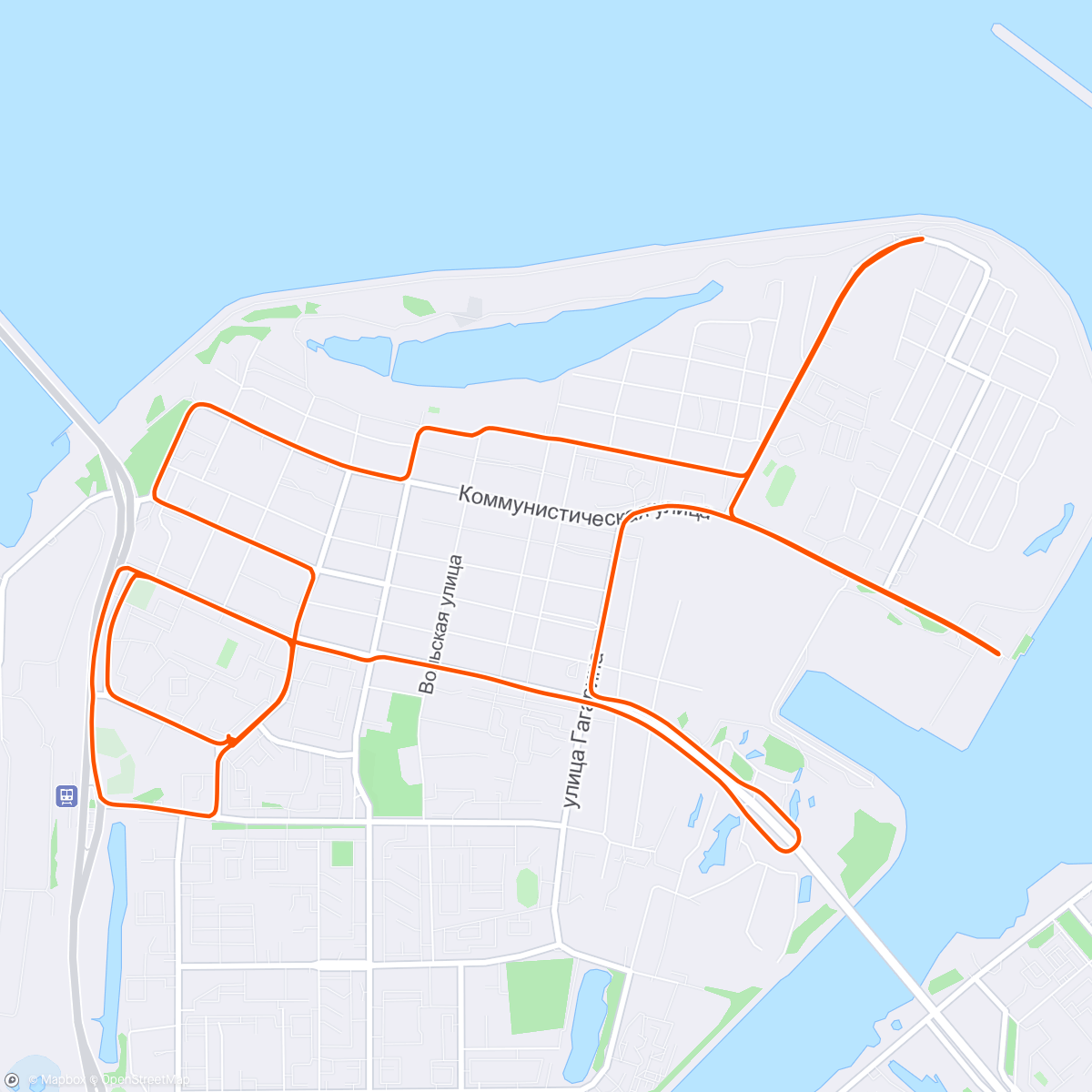 Carte de l'activité Дневной велозаезд