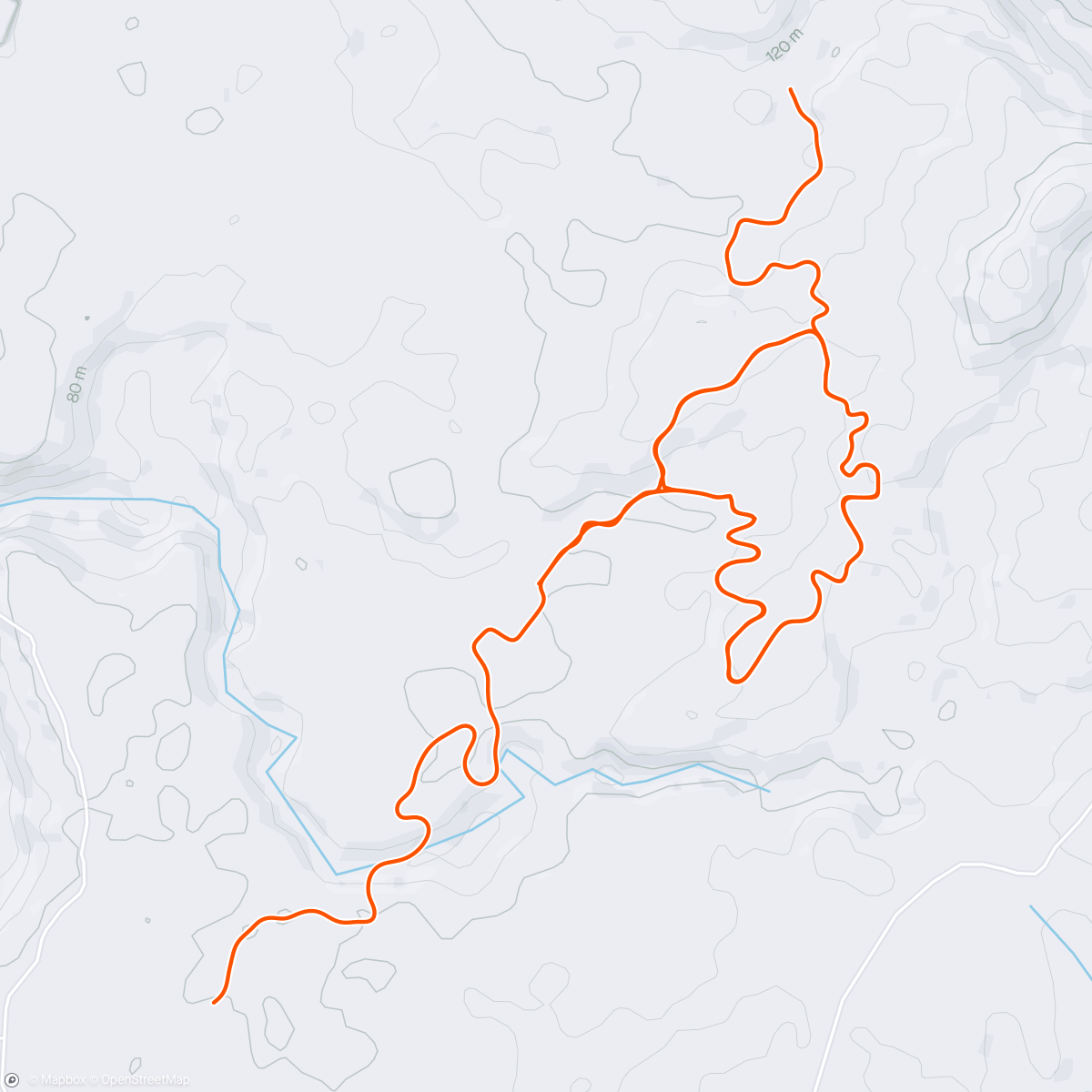 Map of the activity, Zwift - Dirty Temple KOM Rebel Route in Makuri Islands