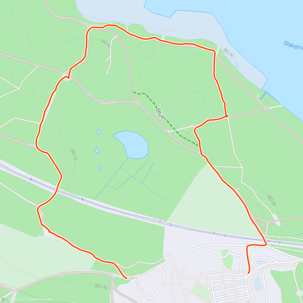 Map of the activity, The Gruffalo Trail