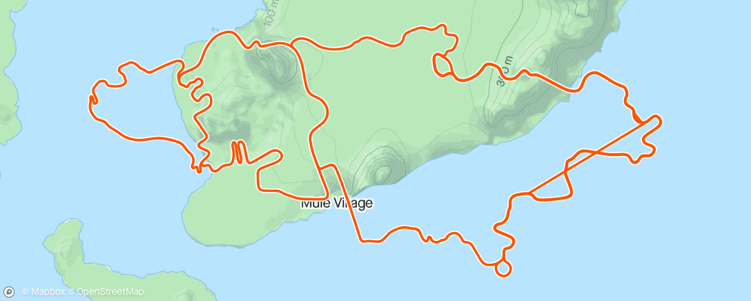 Map of the activity, Rolig + varme