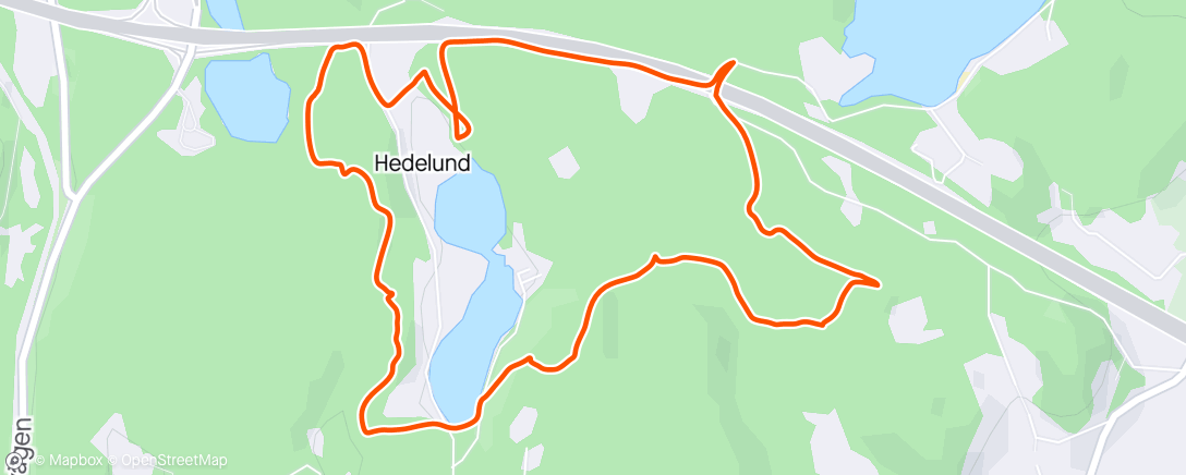 Map of the activity, Rammsjön, kontrollutsättning