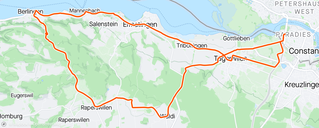 Map of the activity, Berlingenberg