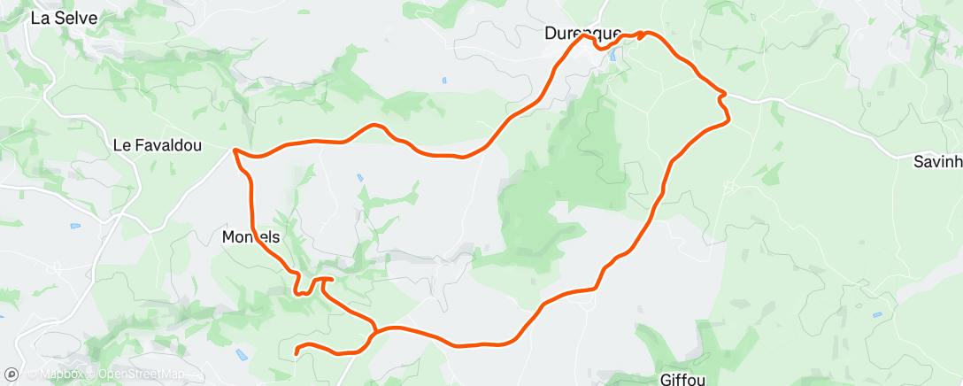 Carte de l'activité