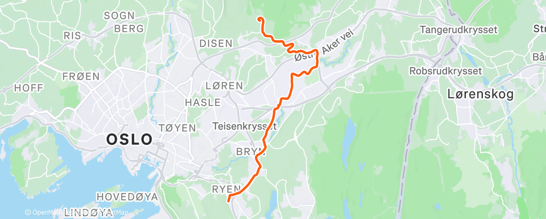 Map of the activity, Hjem