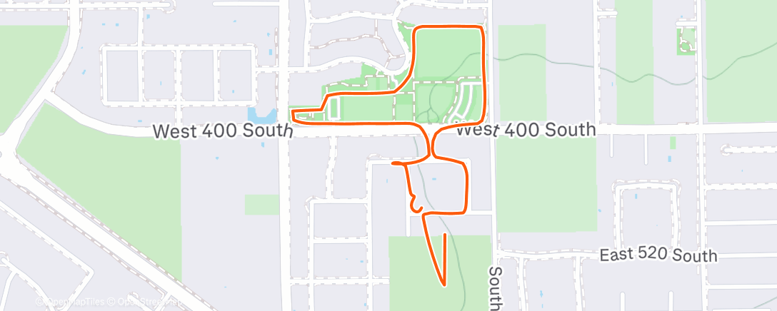 Map of the activity, Afternoon Walk
