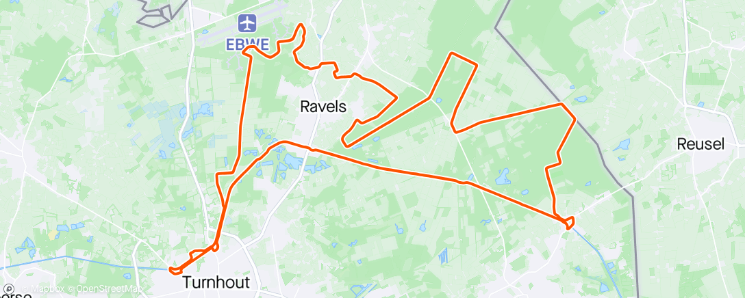 Map of the activity, BK gravel 🥈