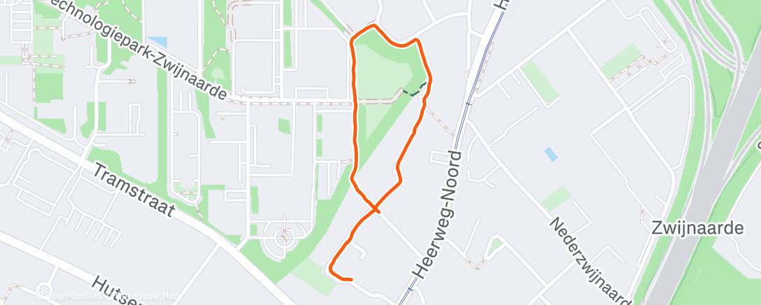 Map of the activity, Ochtendwandeling