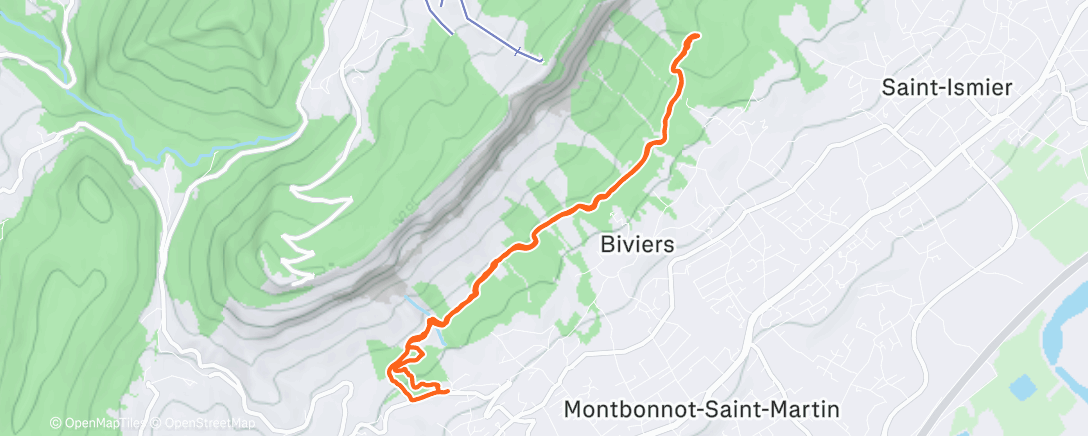 Map of the activity, Chemins des réservoirs
