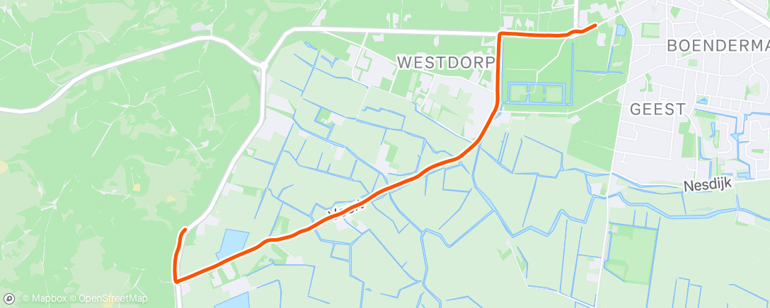 Map of the activity, Bergen (NH), Schoorlse Duinen