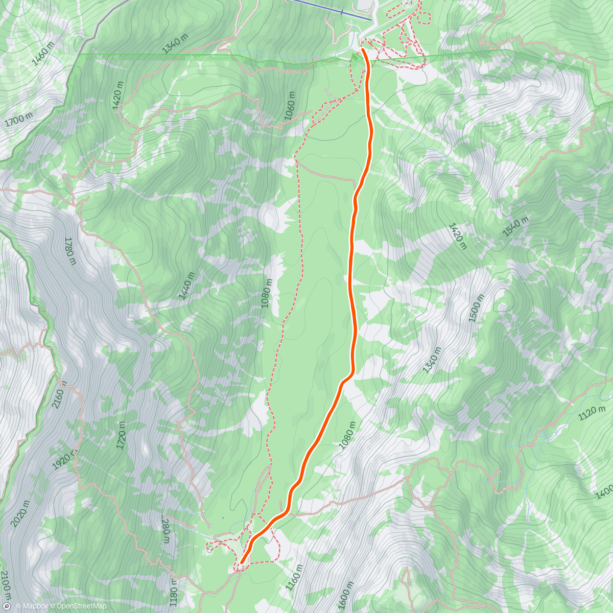 Mappa dell'attività Afternoon Hike