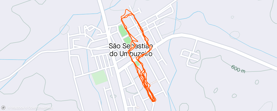 Map of the activity, Por hoje tá pago.