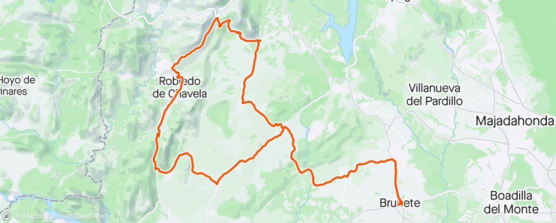 Mapa da atividade, Garbancera Bike 2024